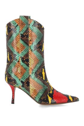 90mm pithon-print boots THE SADDLER | TS1013SPECIAL PYTHON PRINT